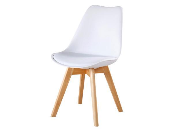 Veiling - 2x Home Collection eetkamerstoel Lisa wit design, Huis en Inrichting, Stoelen