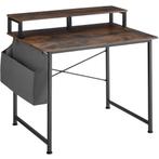 tectake Bureau met plank en organizer - Industrieel hout don, Huis en Inrichting, Verzenden, Nieuw