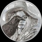 Cook Islands. 10 Dollars 2022 Raven witch Eye of Magic, 2 Oz