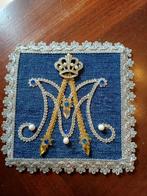 Mariaanse liturgische pall voor kelk, Heilige Mis - 17 x 17, Antiquités & Art, Antiquités | Livres & Manuscrits