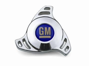 Wing Nut, Steel, Chrome, GM Logo, 1/ 4-20 in. Thread beschikbaar voor biedingen