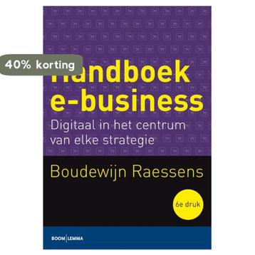 Handboek e-business 9789462365483 Boudewijn Raessens, Boeken, Verzenden, Gelezen, Boudewijn Raessens