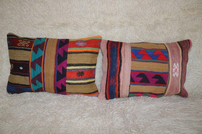 2 patchwork - Coussin, Antiek en Kunst, Kunst | Designobjecten