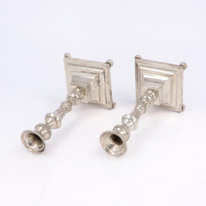 Kandelaar (2) - .833 zilver, Antiek en Kunst, Antiek | Zilver en Goud