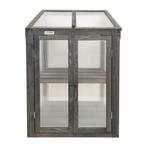 Lendo Online Mini Serre de Culture Bois 60x49x97,5 cm Gris, Jardin & Terrasse, Serres