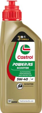 Castrol Power RS Scooter 4T 5W40 1 Liter, Ophalen of Verzenden