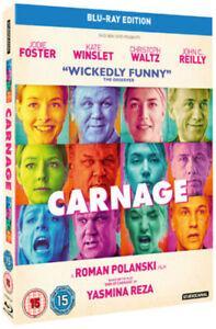 Carnage Blu-Ray (2012) Jodie Foster, Polanski (DIR) cert 15, Cd's en Dvd's, Blu-ray, Zo goed als nieuw, Verzenden