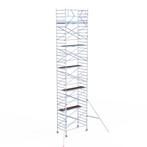 Rolsteiger Original 135x250 12,2m werkhoogte tegen de gevel, Doe-het-zelf en Bouw, Steigers, Verzenden, Nieuw, Rolsteiger of Kamersteiger