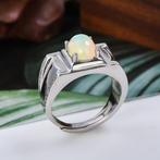 Zonder Minimumprijs - Ring Zilver - 1.50ct. tw. Opaal, Nieuw