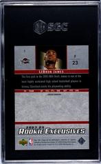 2003/04 Upper Deck Rookie Exclusives LeBron James #1 Graded, Verzamelen, Nieuw