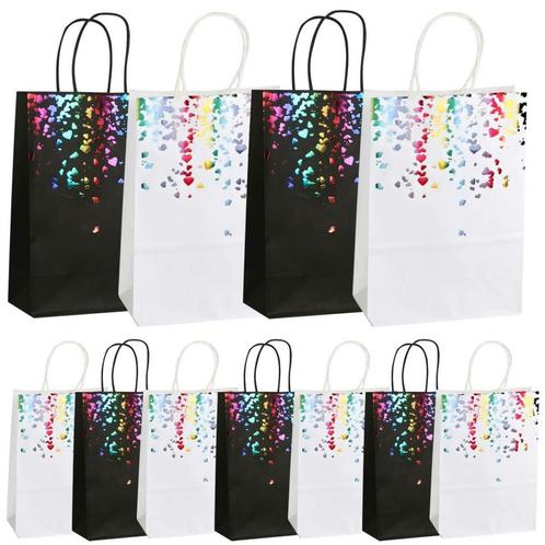 Fako Bijoux® - 24 Papieren Uitdeeltasjes Rainbow Mix -, Divers, Emballage cadeau, Envoi