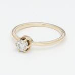 Bague - 14 carats Or jaune Diamant (Naturelle), Bijoux, Sacs & Beauté