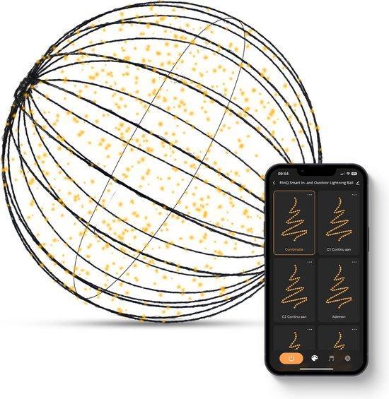2dekans | FlinQ Lichtbol Kerstverlichting Buiten - 60 CM, Huis en Inrichting, Lampen | Losse lampen, Ophalen of Verzenden