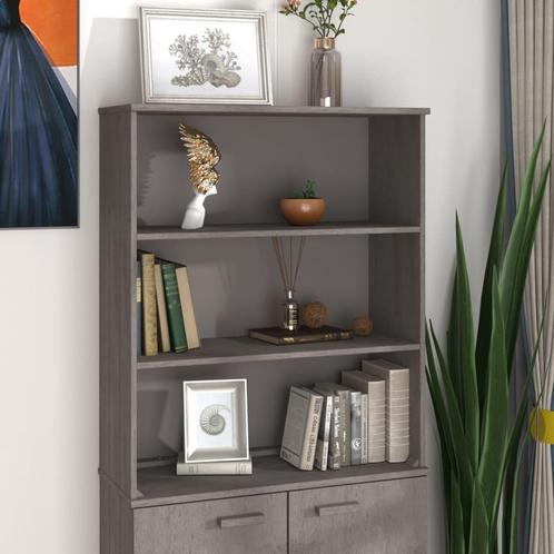 vidaXL Opzetkast HAMAR 85x35x100 cm massief grenenhout, Huis en Inrichting, Kasten | Dressoirs, Nieuw, Verzenden