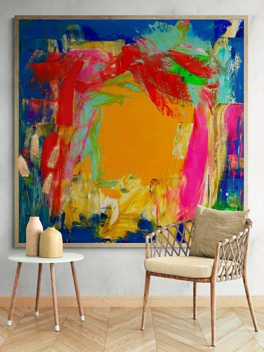 Giogia fl - Poker Face -XXL -, Antiquités & Art, Art | Peinture | Moderne