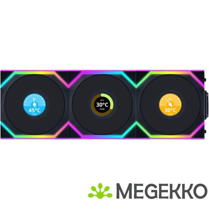 Lian Li UNI FAN SL Wireless LCD 120mm 3-Pack Black, Informatique & Logiciels, Refroidisseurs d'ordinateur, Envoi