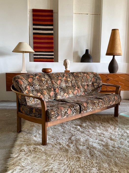 Wilhelm Knoll - Canapé - Cerisier, Velours, Antiek en Kunst, Antiek | Meubels | Stoelen en Sofa's