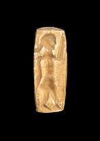 West-Aziatisch Beige Hardsteen Zeepreventieamulet met