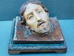 sculptuur, Testa di Cristo giacente in cera - 23 cm - Hout,