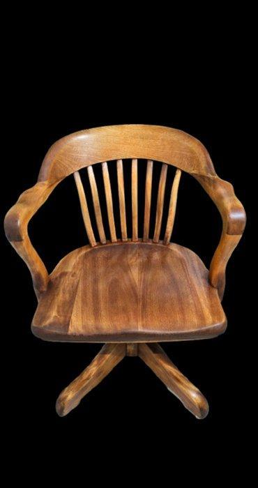 Frank Doerner - Bureaustoel - Eik - bureaustoel Frank, Antiek en Kunst, Curiosa en Brocante