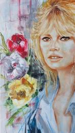 Elisa Brindani - Brigitte Bardot con tulipani