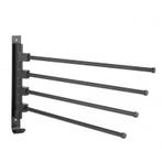 Wand Handdoekenrek Zwart | Industrieel | Beste Prijs, Huis en Inrichting, Badkamer | Badkamermeubels, (Half)hoge kast, Minder dan 50 cm