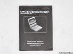 Instruction Booklet - Nintendo Game Boy Advance SP - EUR, Livres, Verzenden