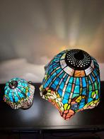 Lamp (2) - Glas-in-lood - Tiffany-stijl - bloemen