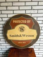 Panneau publicitaire en émail - XXL Smith & Wesson Emaille