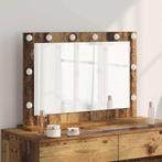 vidaXL Make-up Spiegel Oud Hout 80 x 55 x 18 cm Bewerkt hout, Huis en Inrichting, Woonaccessoires | Spiegels, Verzenden, Nieuw