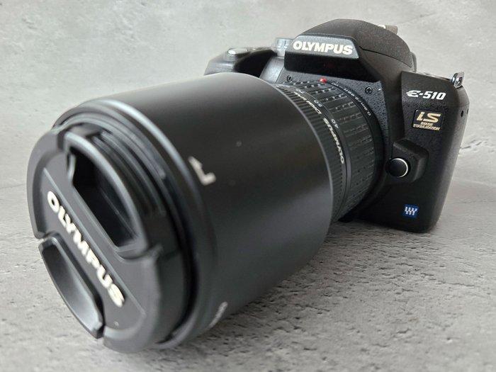 Olympus E-510 Four Thirds + Zuiko Digital 4-5.6/40-150mm, Audio, Tv en Foto, Fotocamera's Digitaal