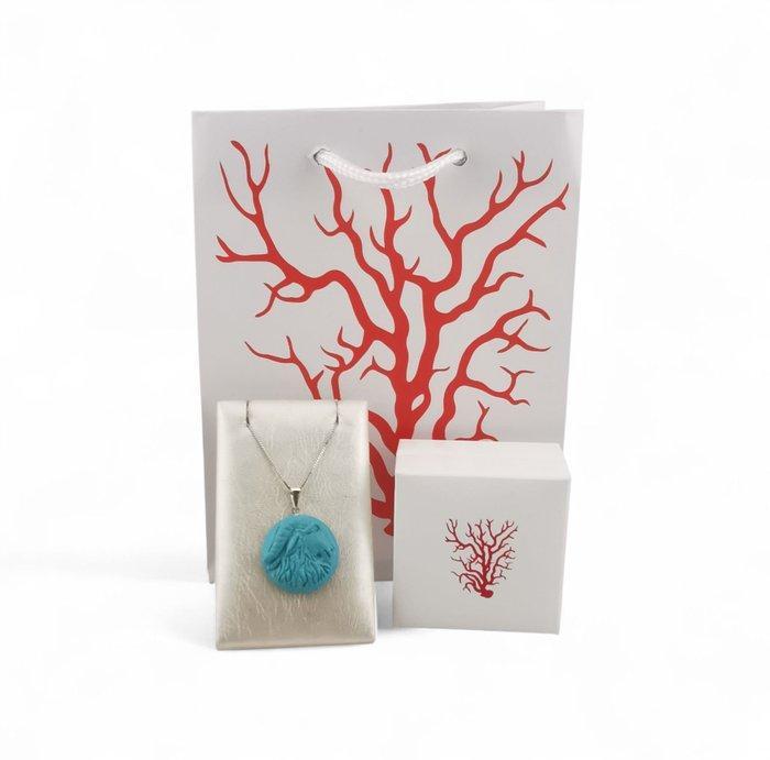 Zilver - Halsketting - Italiaanse ambacht, Antiek en Kunst, Curiosa en Brocante