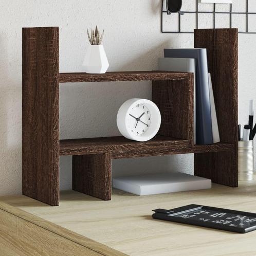 vidaXL Bureau organiser 38,5x17x39 cm bewerkt hout bruin, Zakelijke goederen, Overige Zakelijke goederen, Verzenden