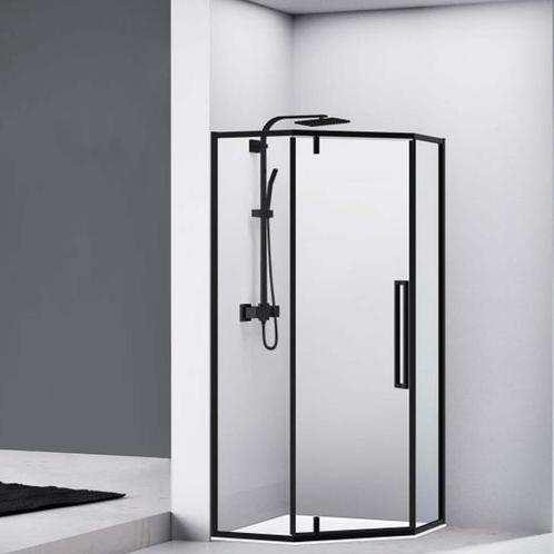 Aanbieding: Douchecabine Van Rijn ST04 Vijfhoek Helder incl., Doe-het-zelf en Bouw, Sanitair, Douche, Nieuw, Ophalen of Verzenden