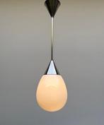 Plafonnier - Opaline, Laiton nickelé - Suspension Druppel