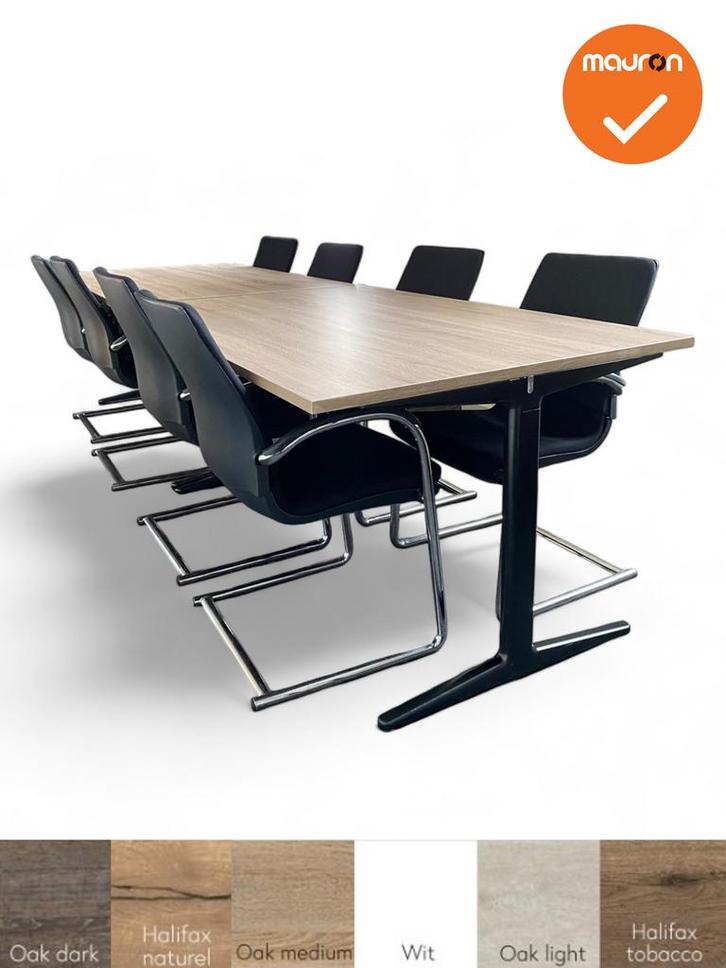 Vergadertafel - Ahrend 320x100 - Mehes - Bestaand uit 2 blad, Zakelijke goederen, Kantoor en Winkelinrichting | Kantoormeubilair en Inrichting