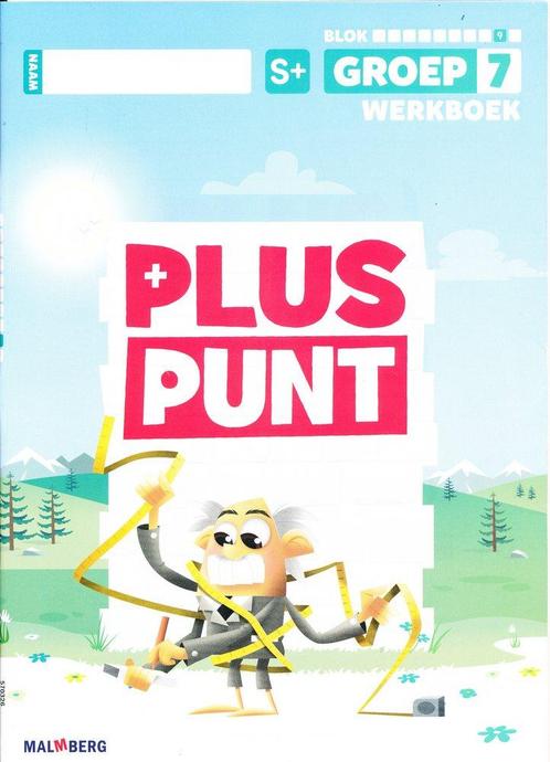 Pluspunt versie 4 Werkboek blok 9 groep 7 S plus (per stuk), Livres, Livres scolaires, Envoi