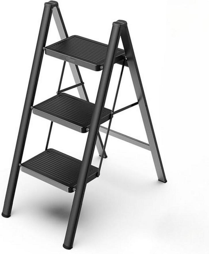 Moeve Keukentrap - Huishoudtrap inklapbaar - Opstapje - Trap, Doe-het-zelf en Bouw, Ladders en Trappen, Trap, Zo goed als nieuw