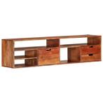 Houten Tv-meubel 140cm | Tweede Kansje | OP = OP (tv meubel), 100 tot 150 cm, Verzenden, Nieuw, Minder dan 100 cm