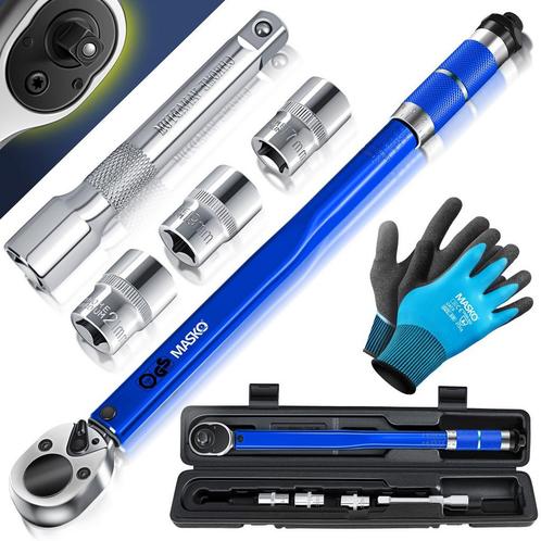 MASKO® Momentsleutel 1/2 /momentsleutel 6-delig set 40-210N, Doe-het-zelf en Bouw, Gereedschap | Overige machines, Verzenden