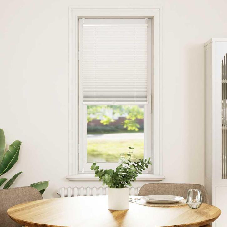 vidaXL Plisséjaloezie 40x150 cm wit, Huis en Inrichting, Stoffering | Gordijnen en Lamellen, Nieuw, Verzenden