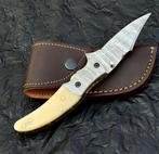 Keukenmes - Keukengerei - Premium Damascus vouwmes met, Antiek en Kunst