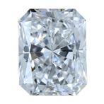 1 pcs Diamant  (Natuurlijk)  - 0.52 ct - Radiant - D