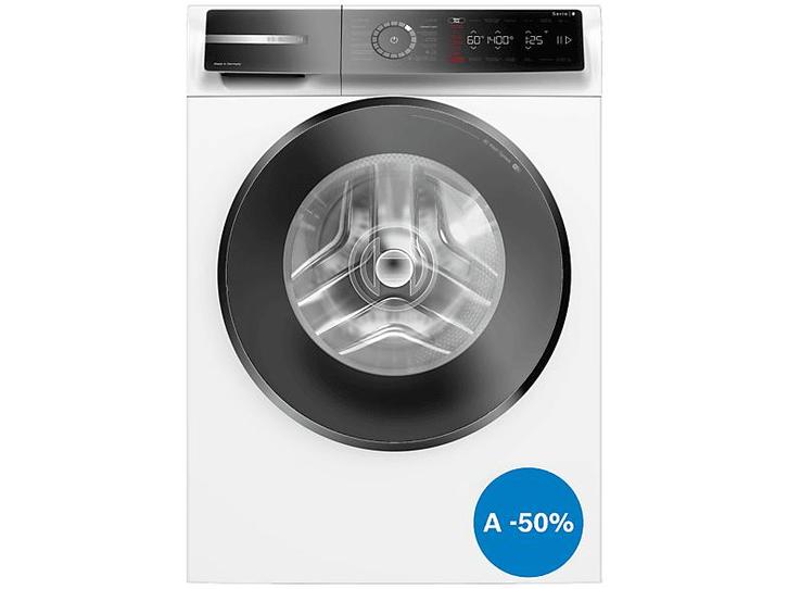 Bosch - Wasmachine Voorlader - 9 kg - Wit, Elektronische apparatuur, Wasmachines, 95 cm of meer, Nieuw, Voorlader, Energieklasse A of zuiniger
