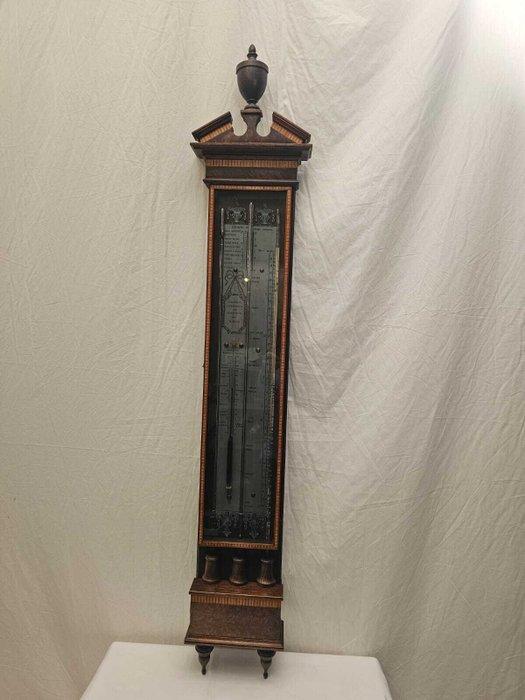 Zeldzame Barometer met gesneden design - Barometer - Hout -, Antiek en Kunst, Antiek | Overige Antiek