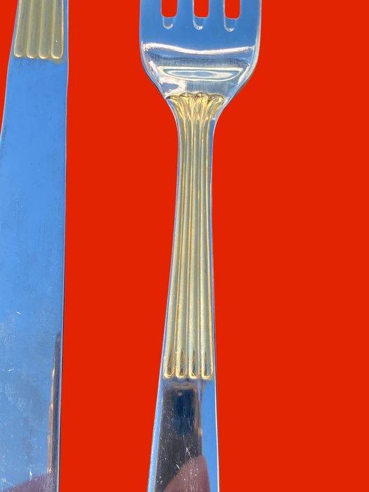 Manifattura Tedesca - Rostfrei - Bestekset voor 12 personen, Antiek en Kunst, Antiek | Meubels | Tafels