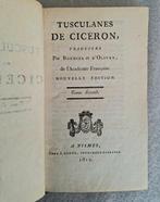 Ciceron - Tusculanes - 1812