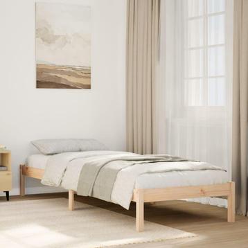 vidaXL Bedframe extra lang zonder matras massief grenenhout, Huis en Inrichting, Slaapkamer | Bedden, Verzenden, Nieuw