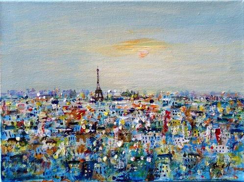 Denis Pascal dit Roy (XX-XXI) - Paris et la Tour Eiffel, Antiek en Kunst, Kunst | Schilderijen | Klassiek