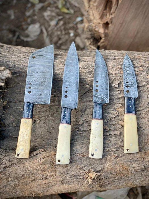 Keukenmes - Cleaver - Staal, Hout, Been - Verenigd, Antiek en Kunst, Antiek | Keukengerei